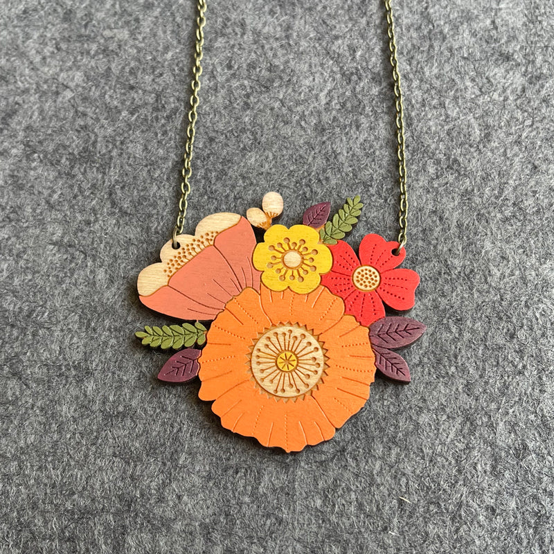 IBC In Bloom Necklace ‘Autumn Posy’