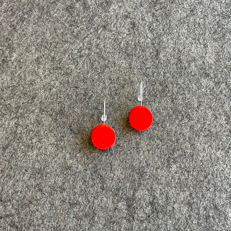 Dot Earrings 'Red'